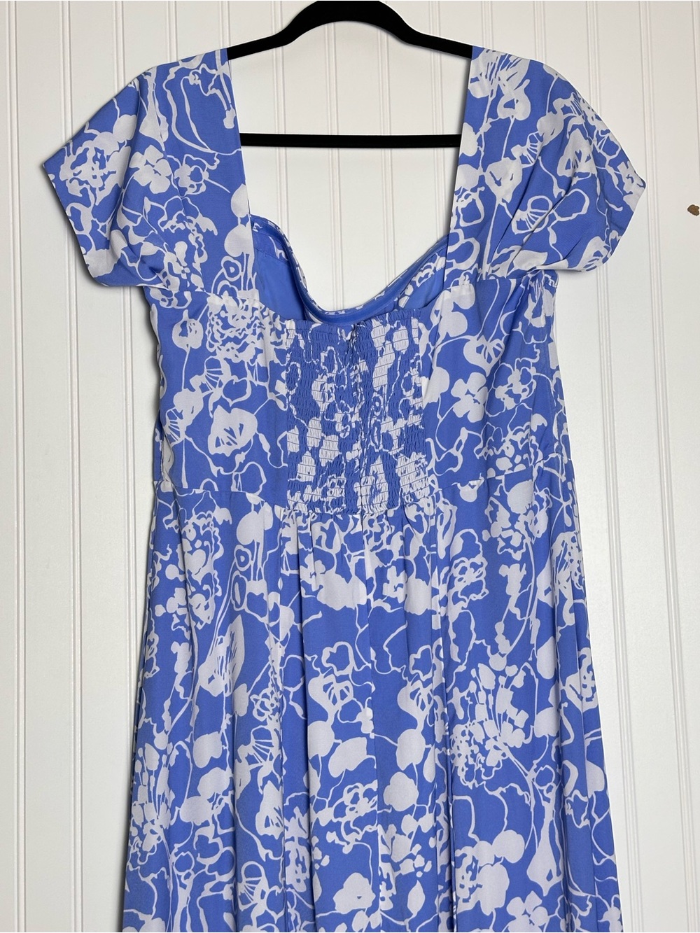 The Camille Off-The-Shoulder Maxi Dress Abercrombie & Fitch XL Floral Wedding - Picture 10 of 15